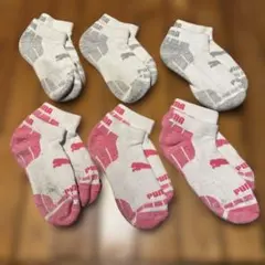 プーマPUMA スポーツソックス　レディース　23〜24.5 6足セット