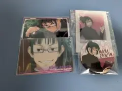 呪術廻戦 禪院真希 まとめ売り アクリルカード 缶バッジ