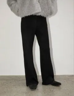 OHOTORO Rib Flared Pants