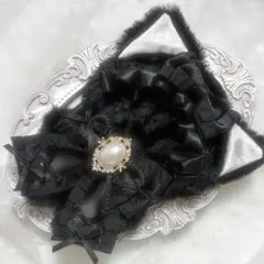 ぬい服　着ぐるみ　10〜12cm用　白 黒 ねこ チェーンフック付き