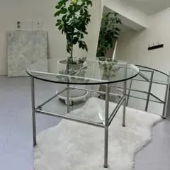 OEN Furniture 円形ガラステーブル