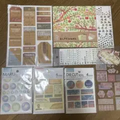 デザインシール ましかくびんせん まとめ売り