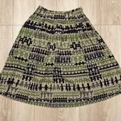 ホコモモラ ひざ丈スカート