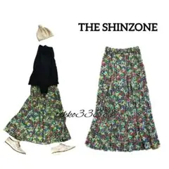 THE SHINZONE✨フラッシー フラワープリント スカート