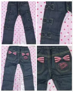 新品　シャーリーテンプル　デニムパンツ