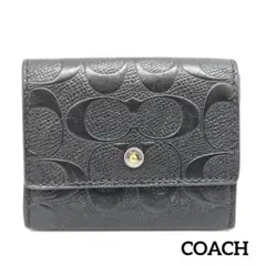 COACH　コーチ　コインケース　カードケース　黒 ブラック