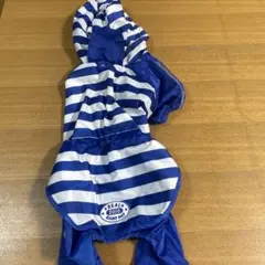 Real ペット用レインコート ボーダー柄 Lサイズのサムネイル