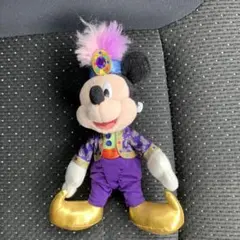 ミッキーマウス ぬいぐるみ 羽根付き帽子