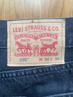 Levi's 565 ストレートデニム W30 L30 ブラック