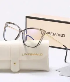 LINFEMAND メガネ クリアフレーム