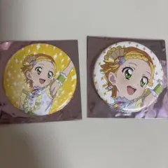 アイカツ！ 新条ひなき 缶バッジ 2個セット