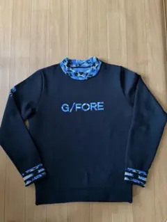 G/FORE ブラック 長袖ニット
