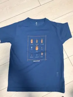 mont-bell 昆虫プリント Tシャツ ネイビー