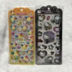 サンリオ　ドロップジュエリーシール　キティ　ウサハナ　2点セット