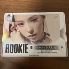 2026 B&C MEOVV TELECA ルーキーカード NARIN
