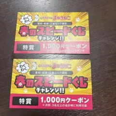 カラオケまねきねこ　コシダカホールディングス　くじ　1000 1枚のサムネイル