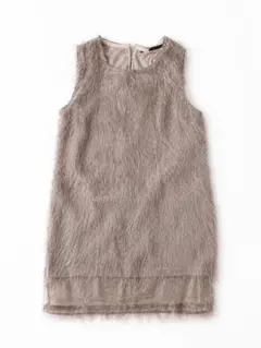 ZARA BASIC ノースリーブ チュニック ベージュのサムネイル
