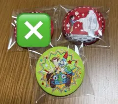 ディズニー刺繍缶バッチ　ベイマックス　トイストーリー