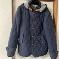 Simplicité Plus ネイビー キルティングジャケット 40