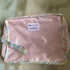 B 未使用　Milpoche x totsukitoka おむつポーチ　ピンクのサムネイル