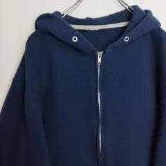 ラッセルアスレティック パーカー スウェット フーディー ジップアップ ネイビー