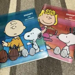 スヌーピー A4クリアファイル 2枚セット