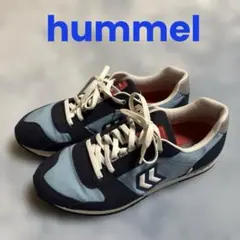 hummel スニーカー ネイビー×ライトブルー　27cmのサムネイル