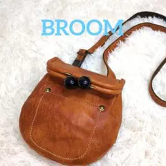 ✨美品✨BROOM ブルーム　大玉　がま口　ショルダーバッグ　レザー　本革 ✨美品✨BROOM ブルーム 大玉 がま口 ショルダーバッグ レザー 本革