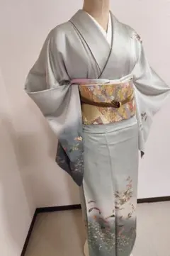 AKI222★249R 付け下げ　昇り龍　ドラゴン　龍　美品　裄長　DZ AKI222様専用☆249R 付け下げ 昇り龍 ドラゴン 龍 美品 裄長 DZ