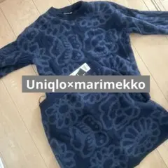 uniqlo×marimekko ネイビー ニットセットアップ