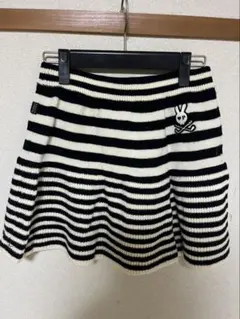 パーリーゲイツ〜ストライプニットフレアスカートインナー付〜