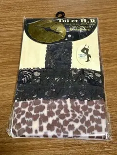 Toi et H.R レオパードプリント ストッキング