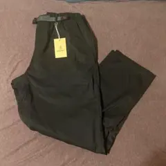 【GRAMICCI】 新品 タグ付き ストレッチテーパードパンツ ブラック L