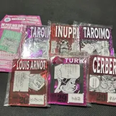 一番くじ　ワンピースベースショップ　アクリルブロックチャーム 6個セット