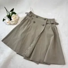 Y2K✨ バーバリーブルーレーベル ラップスカート ベルト ノバチェックのサムネイル