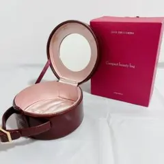 資生堂 Compact beauty bag ダークブラウン ポーチ