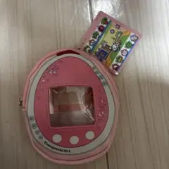 【新品未使用タグ付】たまごっち Chibi ぬいのでこれーしょんポーチ ピンク