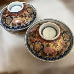 瀬戸焼　加藤五山作　朱塗 蓋付鉢 牡丹染付 盛鉢 陶胎漆器　JAPAN 瀬戸焼 加藤五山作 朱塗 蓋付鉢 牡丹染付 盛鉢 陶胎漆器 JAPAN - メルカリ