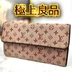 【美品】⭐ルイヴィトン【モノグラムミニ】インターナショナル⭐️3つ折り財布