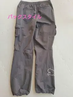 PUMA　レディース ワークパンツ カーゴパンツ ブラック Lサイズのサムネイル
