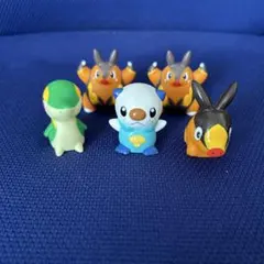 ポケモンキッズ 指人形 5体セット イッシュ地方 御三家 ポカブ ミジュマル 他
