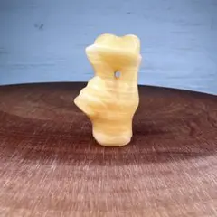 天然石　指ハート　オレンジカルサイト