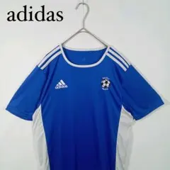 adidas サッカーシャツ 青 Skilful Sports M