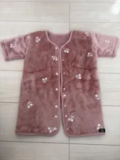 スリーパーフランネル袖ありSプッパプーポチェリーピンク