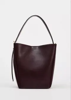 ZARA/ザラ♡大人気！バーガンディトートバッグ