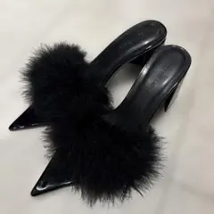 meltthelady 新品未使用　ファーミュール ブラック　サイズ40 melt the lady ファーミュール 38