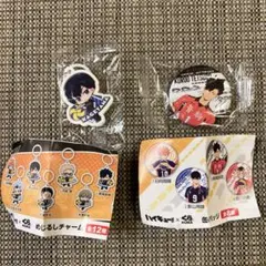 くら寿司 ビッくらポン ハイキュー!! 影山飛雄めじるしチャーム黒尾鉄朗缶バッジ