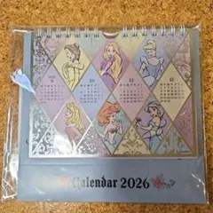 ディズニープリンセス 卓上カレンダー 2026年カレンダー