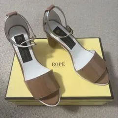 美品　ロペ（ROPE'）サンダル　サイズ38 ブラウン