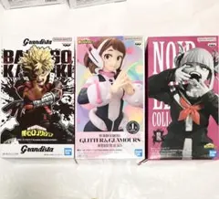 3個セット♪ 僕のヒーローアカデミア フィギュア　お茶子　トガヒミコ　爆豪勝己